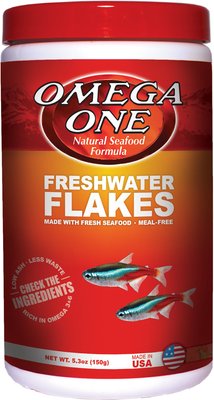 Omega One Freshwater Flakes Tropical Fish Food, slide 1 of 1