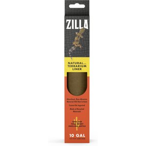 Zilla Terrarium Liner, Brown, 10-gal