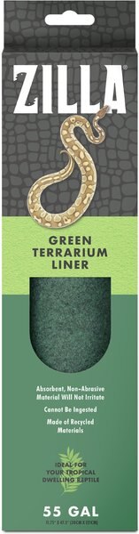 Zilla Terrarium Liner, Green, 55-gal slide 1 of 9