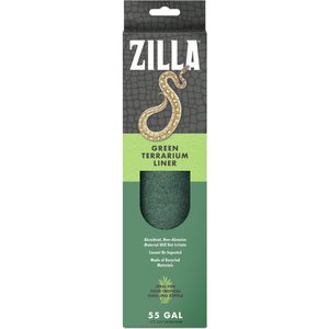 Zilla Terrarium Liner, Green, 55-gal