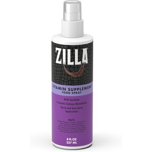 Zilla Vitamin Supplement with Beta Carotene Reptile Food Spray, 8-oz bottle