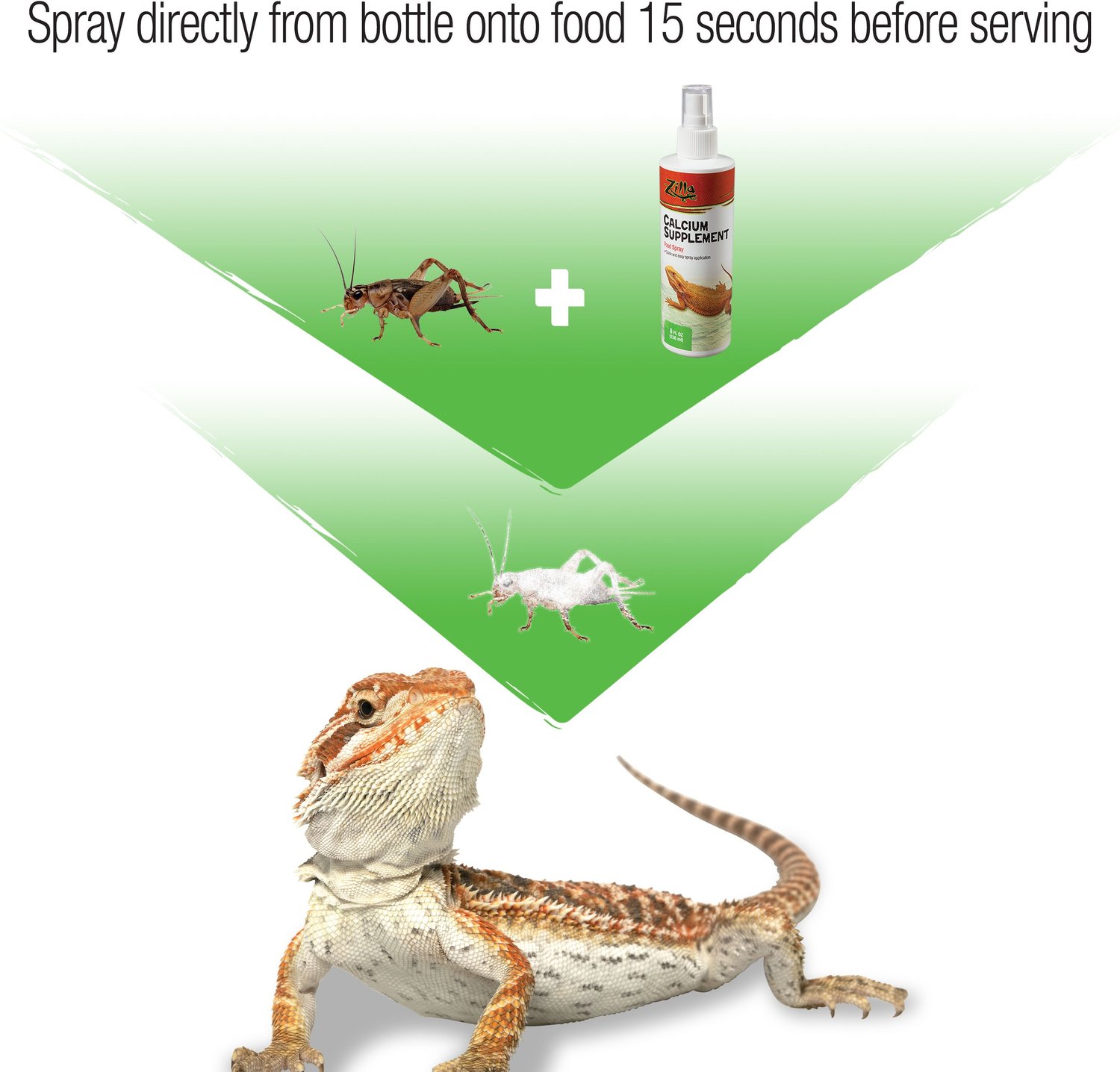 Zilla Vitamin Supplement with Beta Carotene Reptile Food Spray, 8-oz bottle - Chewy.com