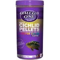 Omega One Medium Cichlid Pellets Floating Fish Food, 6.5-oz jar