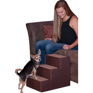 Pet Gear Pet Step Cat & Dog Stairs, Chocolate, 3-step
