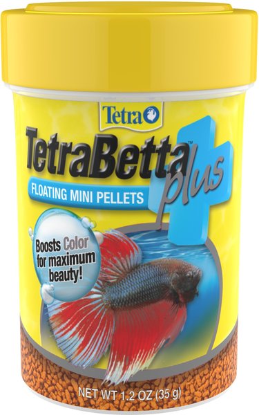 Tetra Betta Plus Floating Mini Pellet Fish Food, 1.2-oz jar slide 1 of 7