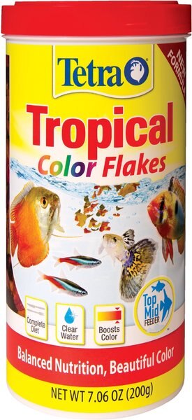 Tetra Color Tropical Flakes Fish Food, 7.06-oz jar slide 1 of 7