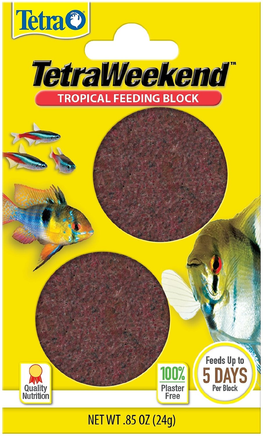betta fish feeding block