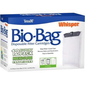 Tetra Bio-Bag Medium Disposable Filter Cartridges, 12 count