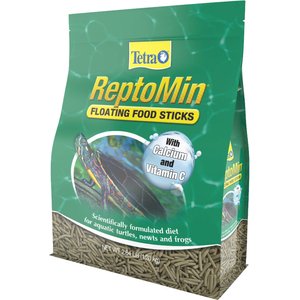 Tetra ReptoMin Floating Sticks Turtle & Amphibian Food, 2.64-lb bucket