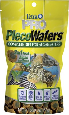 Tetra PRO PlecoWafers Complete Diet for Algae Eaters Fish Food, slide 1 of 1