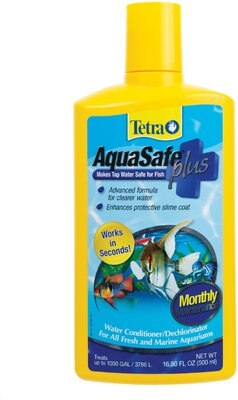 Tetra AquaSafe Plus Freshwater & Marine Aquarium Water Conditioner, slide 1 of 1