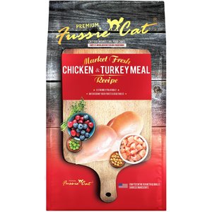 Fussie Cat Market Fresh Chicken & Turkey Recipe Grain-Free Dry Cat Food, 2-lb bag