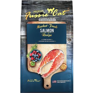 Fussie Cat Market Fresh Salmon Recipe Grain-Free Dry Cat Food, 2-lb bag