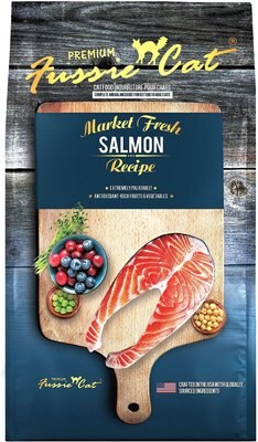 Fussie Cat Market Fresh Salmon Recipe Grain-Free Dry Cat Food, slide 1 of 1
