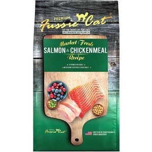 Fussie Cat Market Fresh Salmon & Chicken Recipe Grain-Free Dry Cat Food, 2-lb bag
