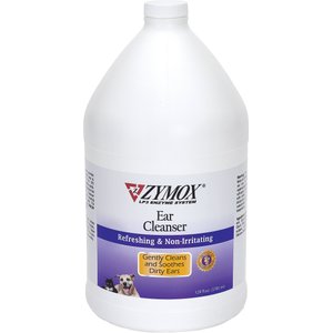 Zymox Ear Cleanser for Dogs & Cats, 1-gal bottle