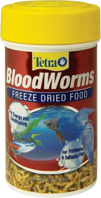 Tetra BloodWorms Freeze-Dried Freshwater & Saltwater Fish Food, slide 1 of 1