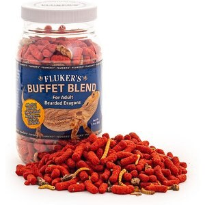 Fluker's Buffet Blend Adult Bearded Dragon Food, 2.9-oz jar