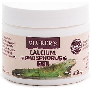 Fluker's Calcium:Phosphorus 2:1 Reptile Supplement, 2-oz jar
