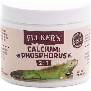 Fluker's Calcium:Phosphorus 2:1 Reptile Supplement, 4-oz jar
