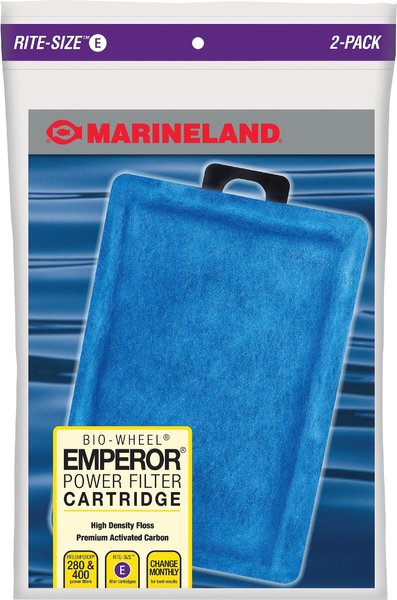 Marineland Bio-Wheel Emperor Rite-Size E Filter Cartridge, 2 count slide 1 of 5