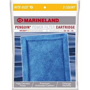 Marineland Bio-Wheel Penguin Rite-Size B Filter Cartridge, 3 count