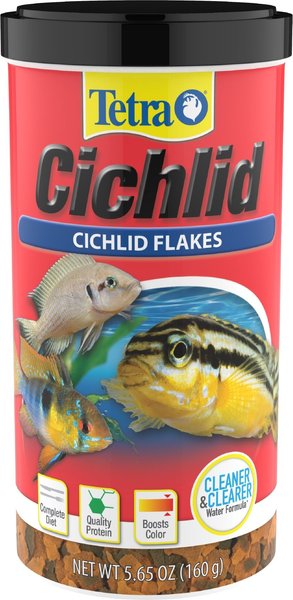 Tetra Cichlid Flakes Cichlid Fish Food, 5.65-oz jar slide 1 of 8