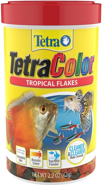 Tetra Color Tropical Flakes Fish Food, 2.20-oz jar slide 1 of 7
