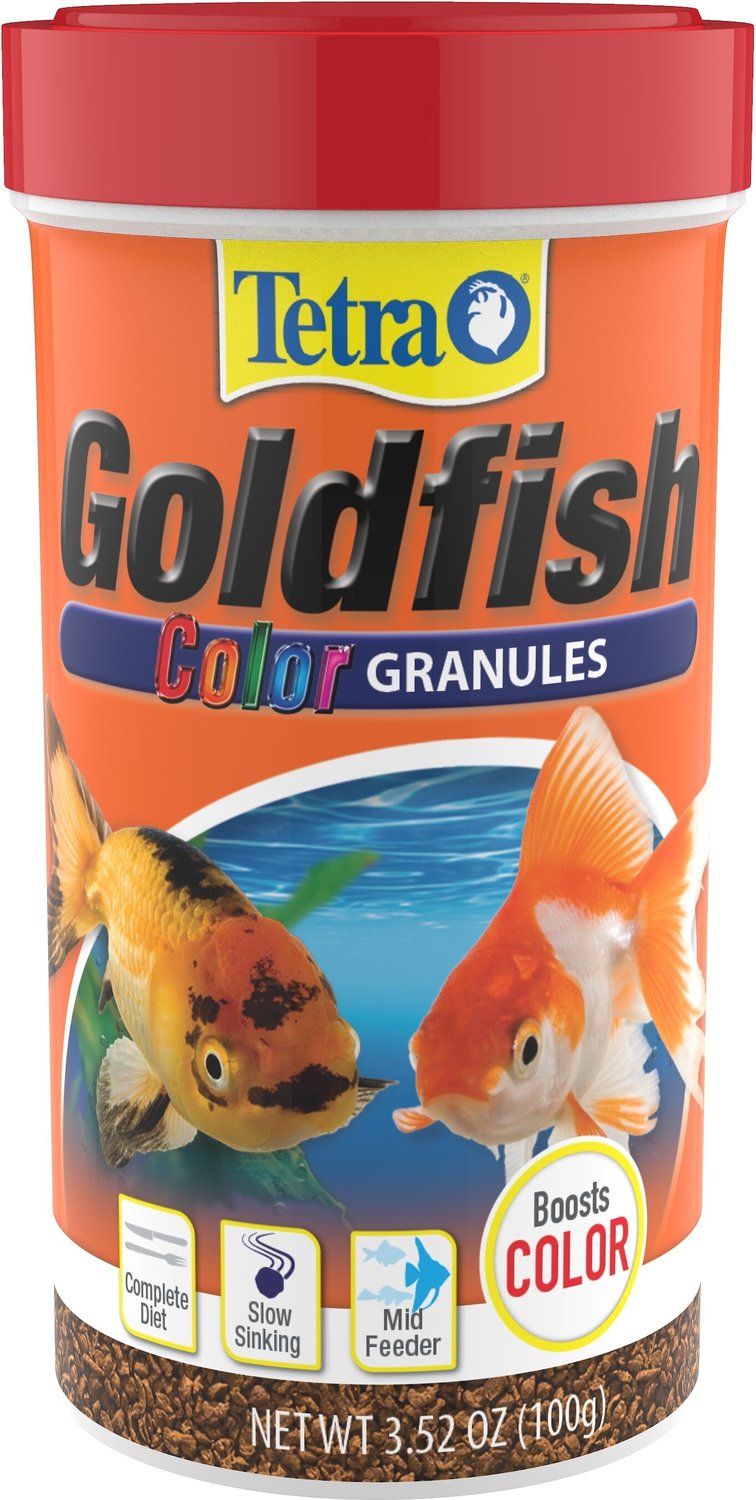 Tetra Color Sinking Granules Goldfish Food 3 52 Oz Jar