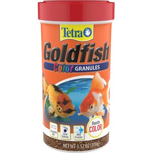 Tetra Color Sinking Granules Goldfish Food, 3.52-oz jar