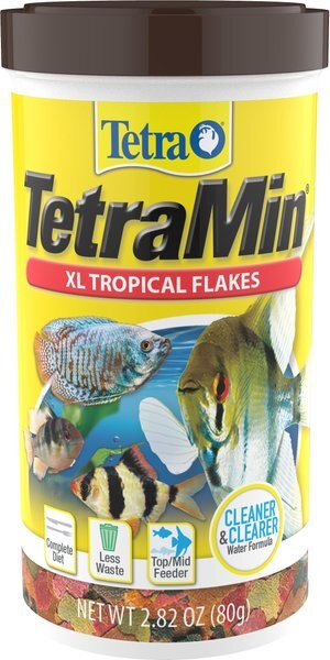TetraMin XL Tropical Flakes Fish Food, 2.82-oz jar slide 1 of 6