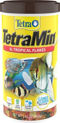 TetraMin XL Tropical Flakes Fish Food, slide 1 of 1