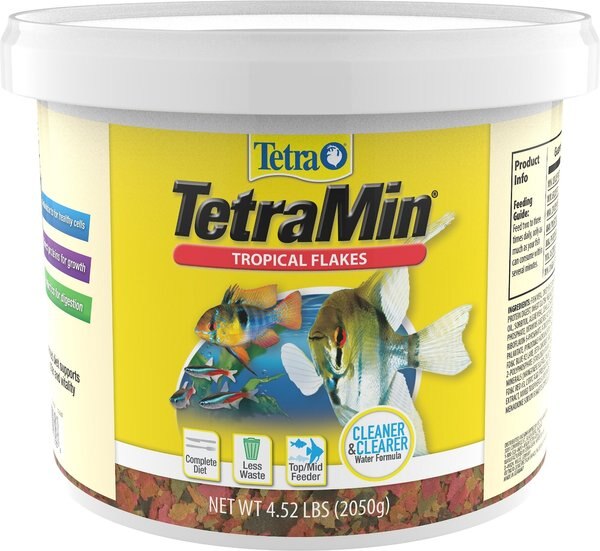 TetraMin Tropical Flakes Fish Food, 4.52-lb bucket slide 1 of 7