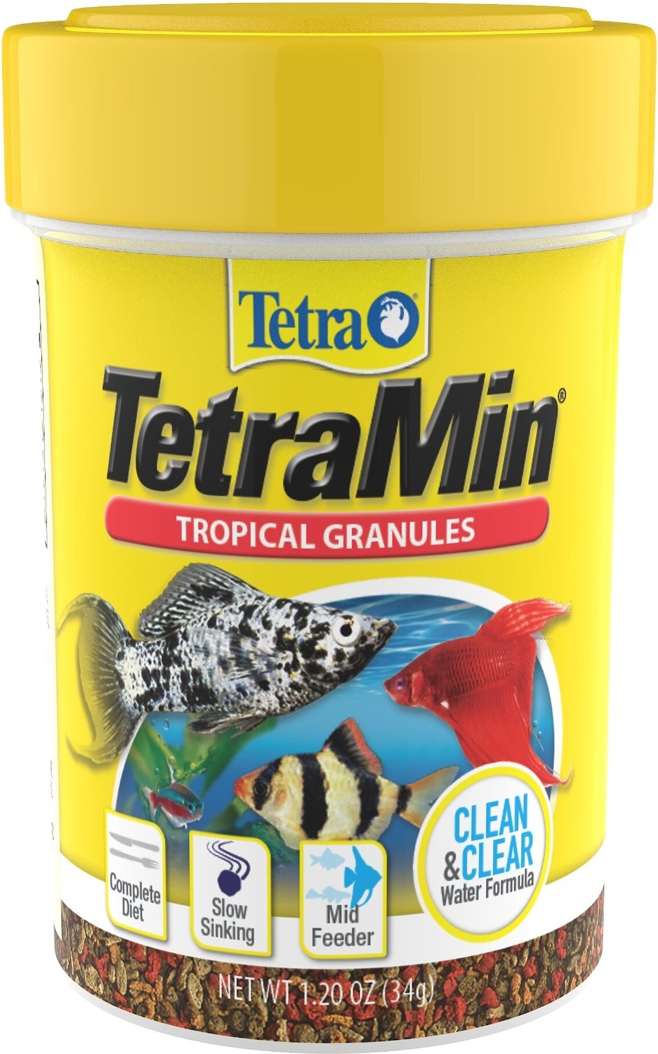Tetramin Tropical Granules Fish Food 1 20 Oz Jar