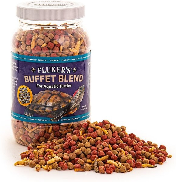 Fluker's Buffet Blend Aquatic Turtle Food, 7.5-oz jar slide 1 of 5