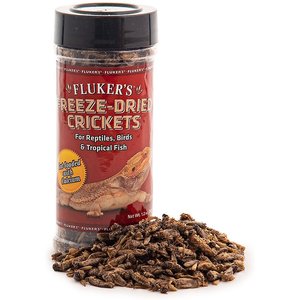 Fluker's Freeze-Dried Crickets Reptile Treats, 1.2-oz jar