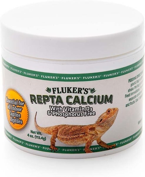 Fluker's Calcium with Vitamin D3 Indoor Reptile Supplement, 4-oz jar slide 1 of 5