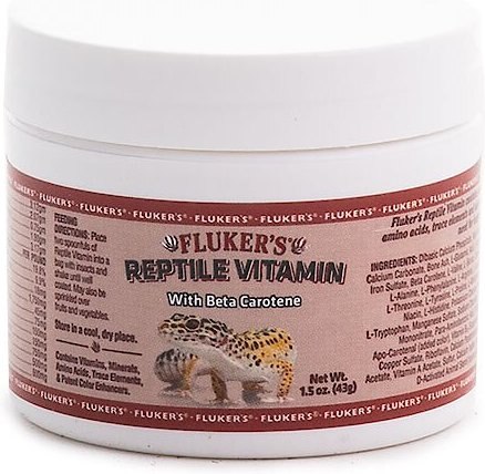 Fluker's Reptile Vitamin with Beta Carotene Reptile Supplement, 1.5-oz jar slide 1 of 5