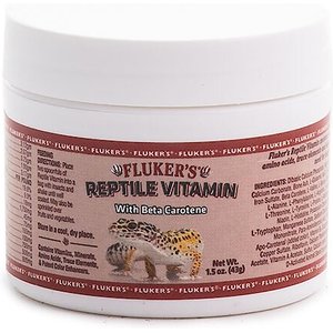 Fluker's Reptile Vitamin with Beta Carotene Reptile Supplement, 1.5-oz jar
