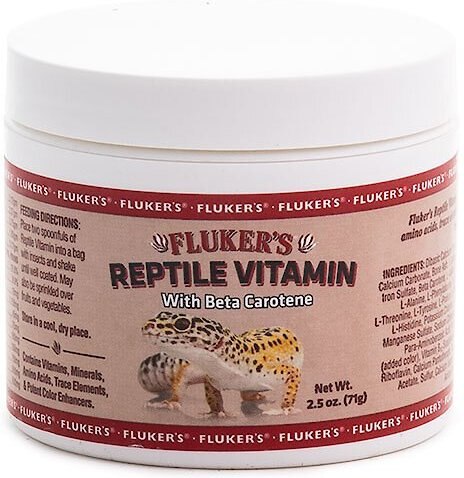 Fluker's Reptile Vitamin with Beta Carotene Reptile Supplement, 4-oz jar slide 1 of 5
