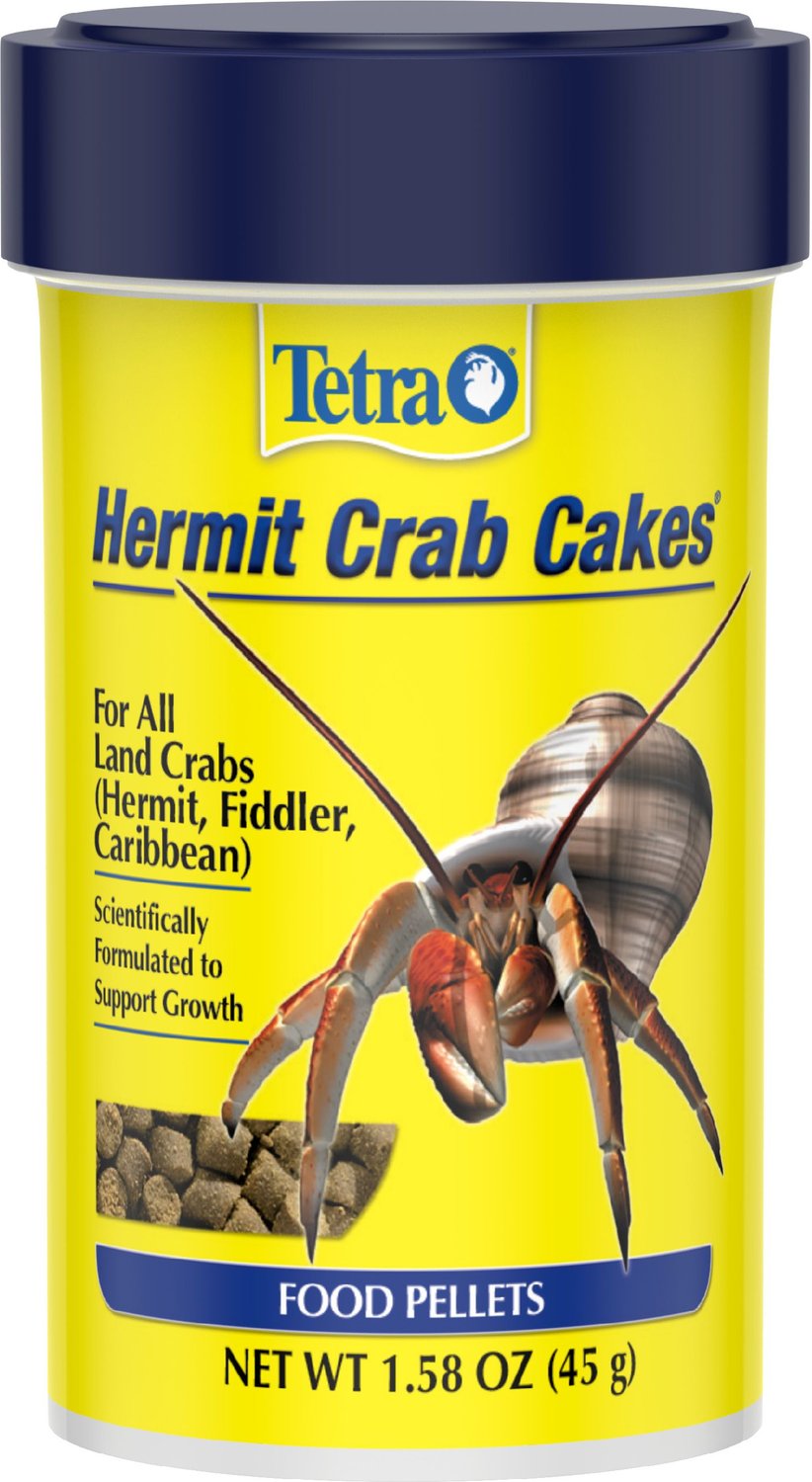 TETRAFAUNA Hermit Crab Cakes Pellet Land Crab Food, 1.58-oz jar - Chewy.com