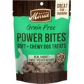 Merrick Power Bites Real Rabbit + Sweet Potato Recipe Grain-Free Soft & Chewy Dog Treats, 6-oz bag