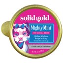 Solid Gold Mighty Mini Chicken & Salmon Recipe in Gravy Grain-Free Small & Medium Breed Dog Food Cups, 3.5-oz cup, case of 12
