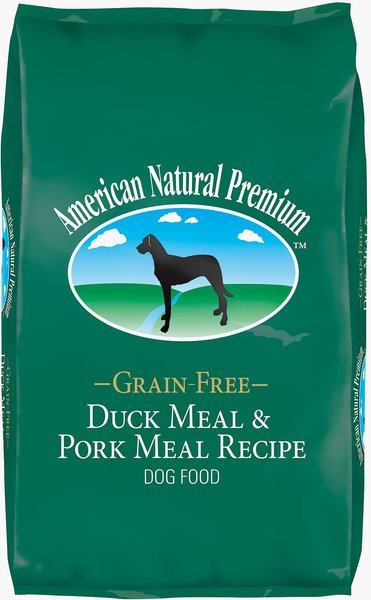 American Natural Premium Grain-Free Duck Meal & Pork Meal Recipe Dry Dog Food, 30-lb bag slide 1 of 6