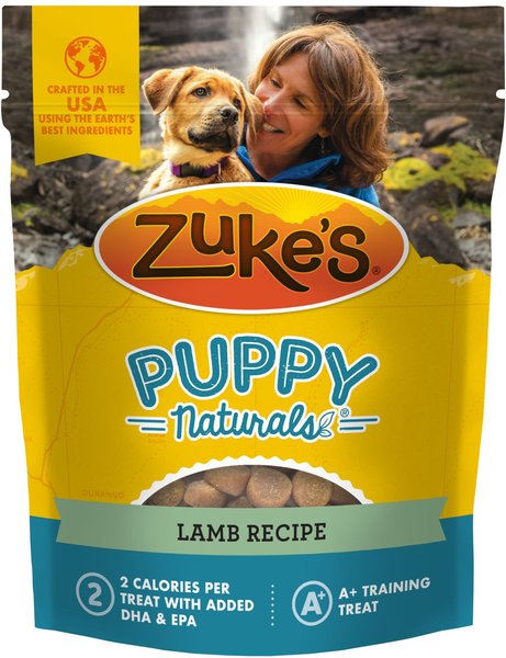 Zuke's Puppy Naturals Lamb & Chickpea Recipe Grain-Free Dog Treats, 5-oz bag slide 1 of 9