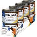 Solid Gold Five Oceans Mackerel & Tuna Recipe in Gravy Grain-Free Canned Cat Food, 6-oz, case of 8