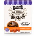 Three Dog Bakery Soft Baked Woofers Grain-Free Pumpkin Flavor Dog Treats, 13-oz box