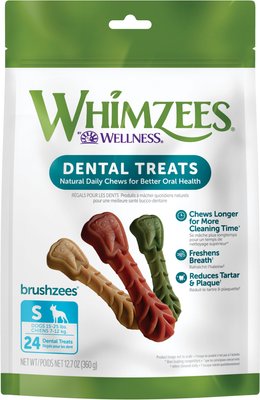 WHIMZEES Brushzees Grain Free Natural Daily Dental Dog Treats