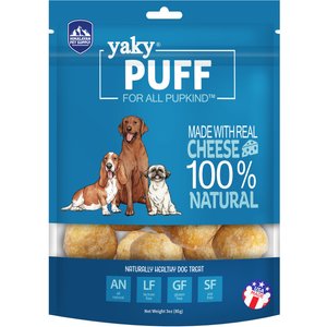 Himalayan Pet Supply Grain-Free yakyPUFF Cheese Dog Treats, 2-oz bag