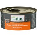 Nature's Logic Feline Duck & Salmon Recipe Grain-Free Canned Cat Food, 5.5-oz, case of 24